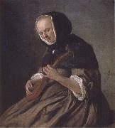 Jan Steen Woman Playing the cittern Spain oil painting artist